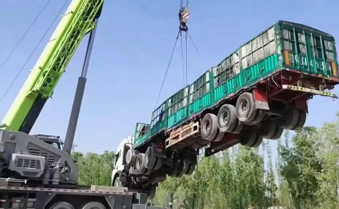 连州道路脱困救援案例